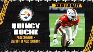 2021 NFL Draft Press Conference: LB Quincy Roche | Pittsburgh Steelers
