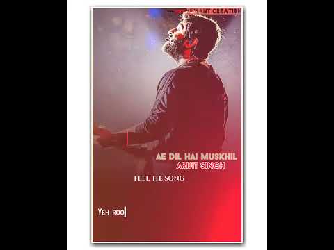 Ae Dil Hai Muskhil | Arijit Singh | Yeh Rooh Bhi Meri Yeh Jism Bhi Mera ...