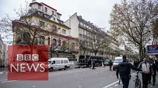 Scenes outside the Bataclan (360 video) - BBC News