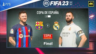 FIFA 23 PS5 - Real Madrid Vs Barcelona - ElClásico | Super Cup FINAL 2023 | PS5™ [4K]