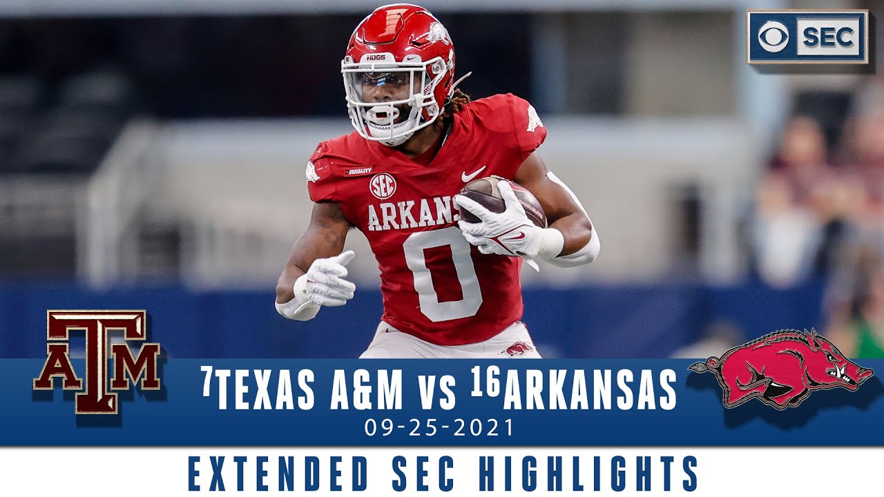 #7 Texas A&M Vs #16 Arkansas: Extended Highlights | CBS Sports HQ - Win ...