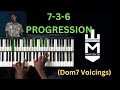 How to use Dom7 voicings (7-3-6 Progression)