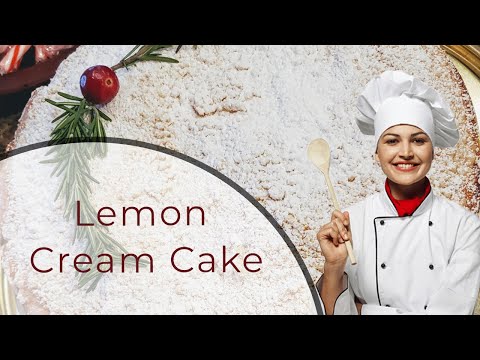 Italian Lemon Cream Cake Recipe