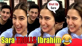Sara Ali Khan Making Fun Of Brother Ibrahim Ali Khan 😜😜