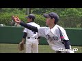 《少年軟式》　大野シニアの背番号６　【好プレー】