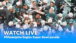 Live: Super Bowl parade in Philadelphia celebrates Eagles championship en route to title ceremony