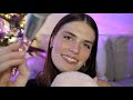 ASMR✨Affirmations for self-love & self-worth💜 (hand movements & face touching, whisper, fluffy mic)