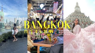 First time in Bangkok VLOG | Wat Arun | Icon Siam | Platinum Mall #bangkok #travelvlog