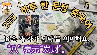 [#255 하루 한 문장 중국어]  \