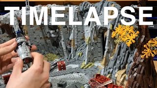 LEGO TIMELAPSE of Star Wars “Dark Lord visit on illeagal warehouse” MOC