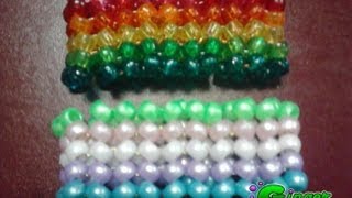 How to Make a Herringbone Cuff (Kandi) - [www.gingercande.com]