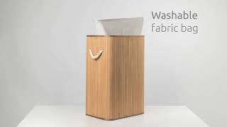 Bamboo laundry basket ROSS | Compactor ®
