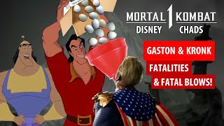 MK1 All Gaston Fatalities \u0026 Fatal Blow | ft. Kronk as the Kameo!