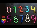 Learn to count with play dough numbers – educational video for children