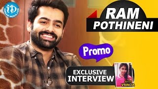 Ram Exclusive Interview - Promo || Talking Movies with iDream
