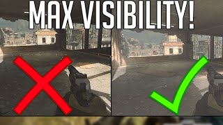 MAX Visibility Settings for Competitive Warzone \u0026 Modern Warfare 👀