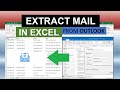 Extract Emails In Excel (From Outlook)