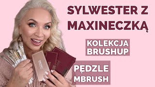 Sylwester z Maxineczką / Makijaż krok po kroku/ Kolekcja BrushUp \u0026 Maxineczka 🥳🥳🥳