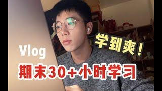 期末的大好时光就要用来疯狂学习｜三天30+小时复习实习｜看完视频立马点燃学习欲望