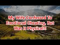 My Wife Confessed To Emotional Cheating, But Was It Physical?!