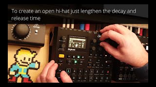 Digitakt sound design: From input noise to percussive sounds