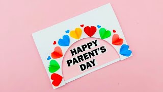 Parent's day card making handmade/ Easy and beautiful card for parent's day | Father's Day Cards
