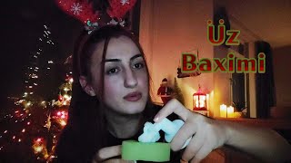 ASMR | ÜZ BAXIMI | səni yatmağa hazırlaşdırıram #asmrazerbaijan