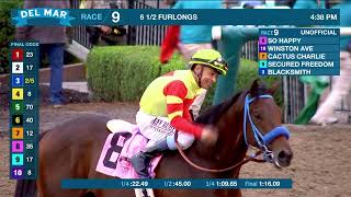 So Happy wins race 9 at Del Mar 11/22/25