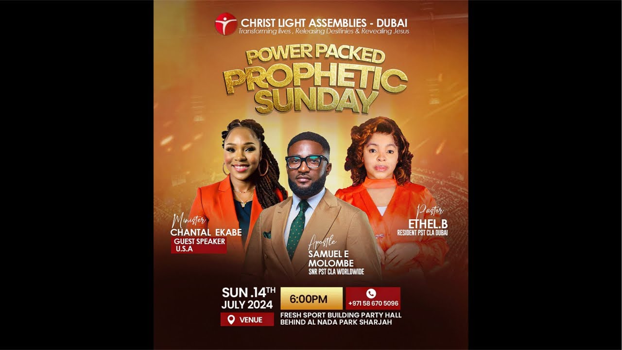 Prophetic Service Youtube