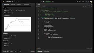Leetcode 199 - Binary Tree Right Side View - Python (NeetCode 54/150)