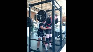 295 lbs squat for 10 reps pr!