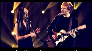 All Of This Stars - Ed Sheeran Ft Christina Grimmie Lyrics On The Screen