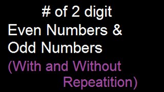 Principles of counting : Solved Example 3/4 (Rule of And/Or)
