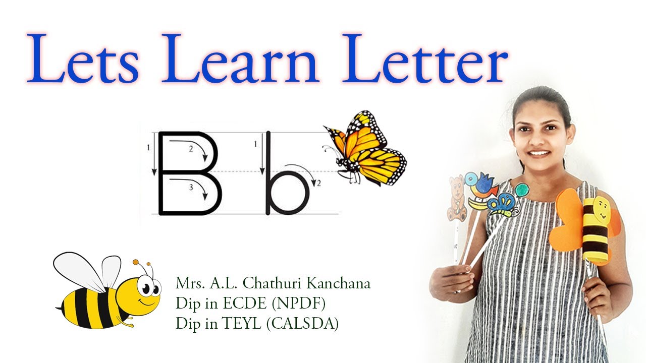 Lets Learn Letter "B" - YouTube