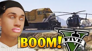 ¡CONSIGO PARAR EL TREN! - GTA V | ElChurbo