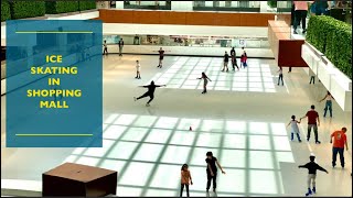 Ice Skating In USA Shopping Mall 🇺🇸| అమెరికా షాపింగ్ మాల్‌లో ఐస్ స్కేటింగ్ Teluguvlogs in USA😍