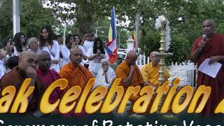 Vesak Celebration 2024: Rotating Vesak Lantern Opening Ceremony