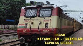 WAP -1 / 06450 / Kayamkulam - Ernakulam Express Special @ Haripad