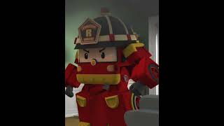 Fire In The Microwave 🔥 #robocarpoli #shorts
