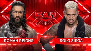 WWE2k24 - Tribal Combat Roman Reigns vs Solo Sikoa | No Holds Barred Match