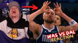 Reacting to Mavericks vs Wizards Regular Season Game!