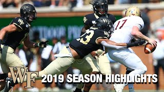 Justin Strnad 2019 Season Highlights | Wake Forest LB