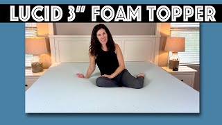 Lucid 3 Inch Memory Foam Mattress Topper Review