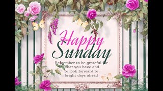 Happy Sunday ๐ธ Beautiful Sunday Wishes | Relaxing Morning Greetings