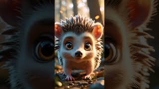 A Baby Hedgehog Just Booped You! 🥹🦔 #HedgehogLove #BoopTheSnoot #TooCuteToHandle #3DAnimation #FYP