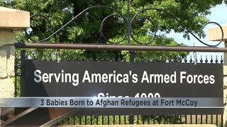 3 babies recently born to Afghan refugees at Fort McCoy