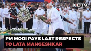 Lata Mangeshkar Dies: PM Modi Pays Last Respects To Lata Mangeshkar