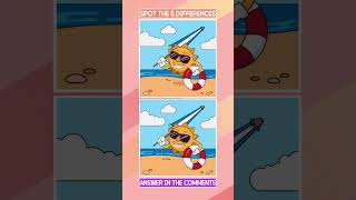 🔍 SPOT THE DIFFERENCE 🔍 | Summer Vacation Edition: A Visual Puzzle Adventure for your 🧠