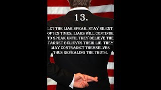 Deception Tip 13 - Stay Silent - How To Read Body Language