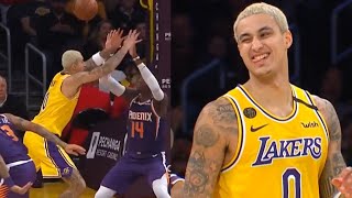 Kyle Kuzma with one of the all-time lucky buckets | Lakers vs Suns